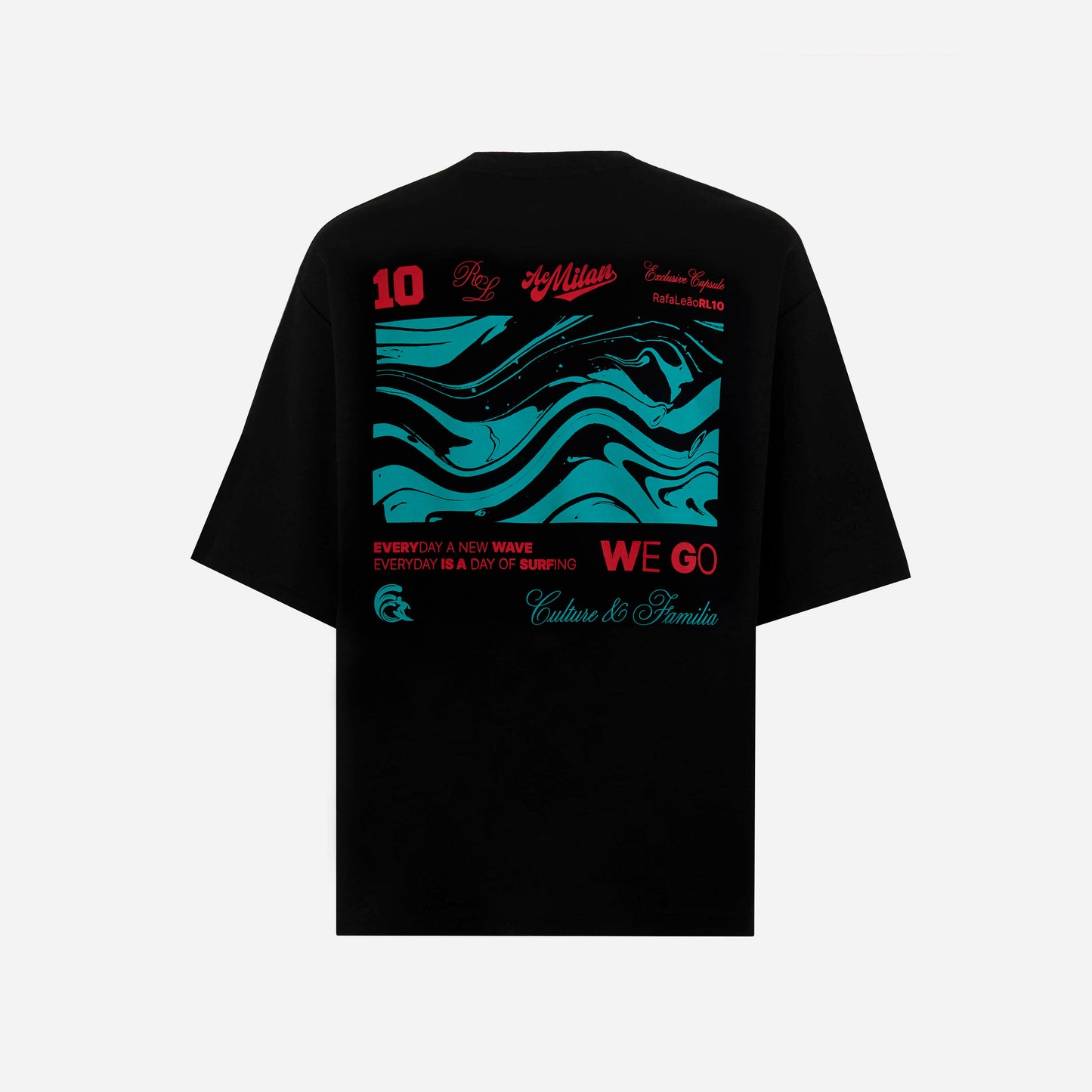 ACM x RL10 - T-SHIRT OVERSIZE NERA