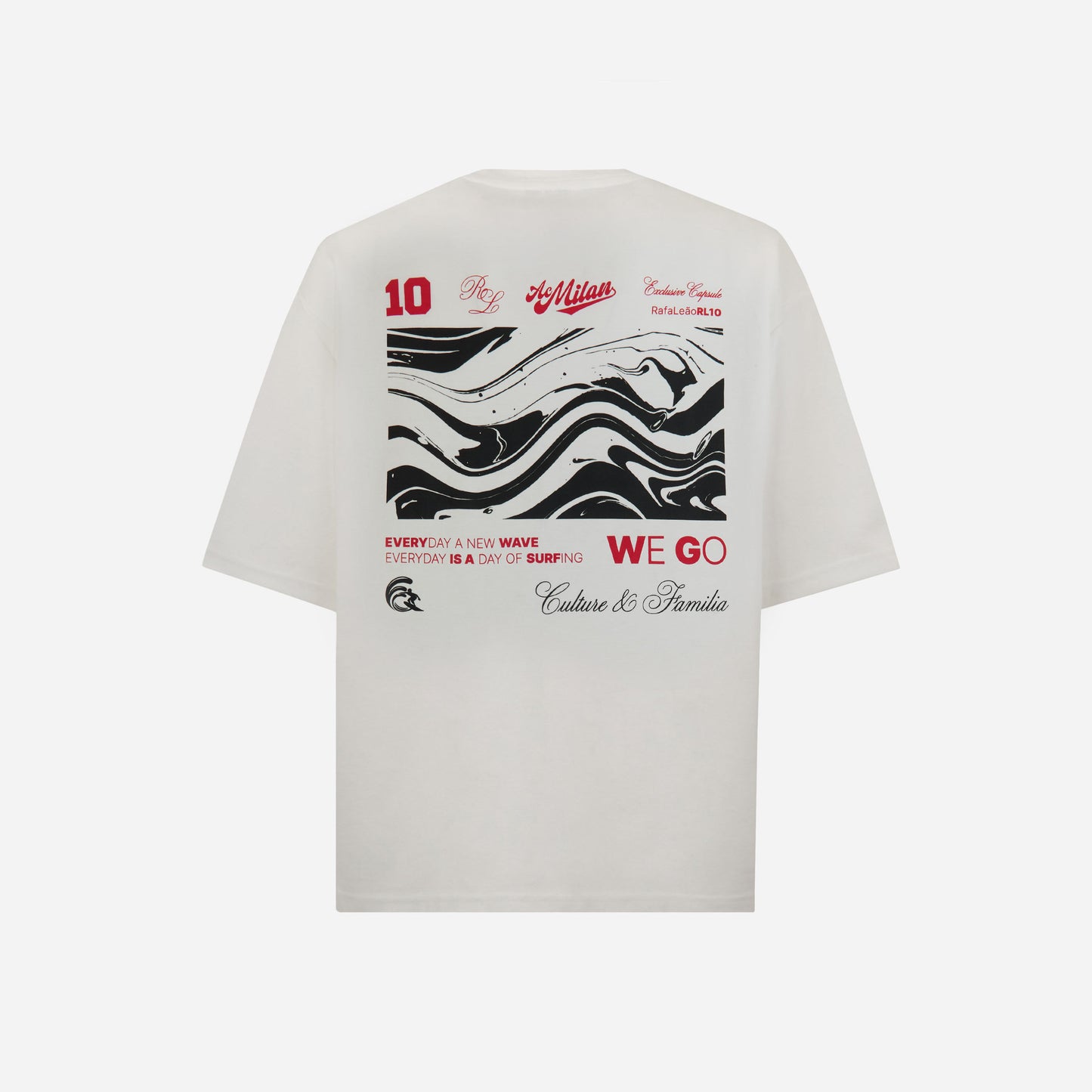 ACM x RL10 - T-SHIRT OVERSIZE BIANCA