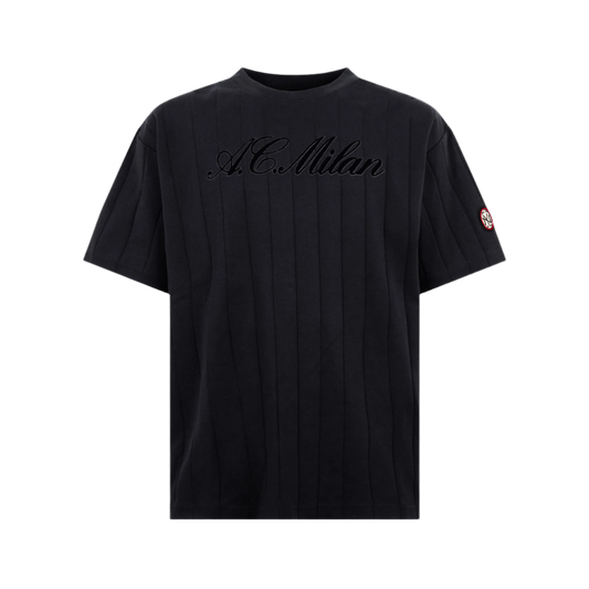 AC Milan x NY Yankees - TSHIRT NERA CON SCRITTA SUL FRONTE E RETRO