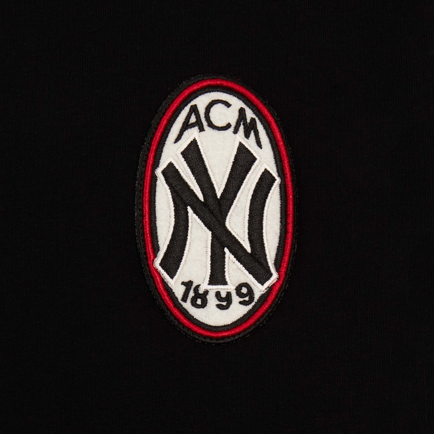AC Milan x NY Yankees - FELPA CON ZIP E CAPPUCCIO