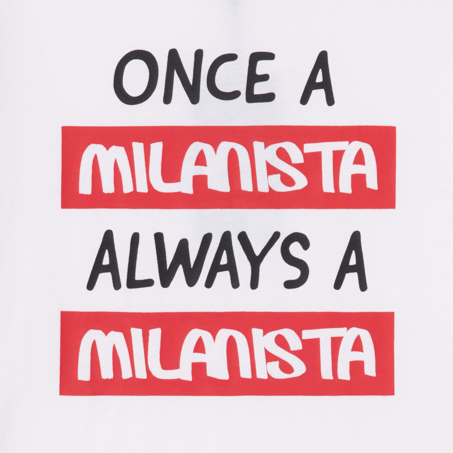 T-SHIRT MILAN BAMBINO BIANCA MILANISTA COLLECTION