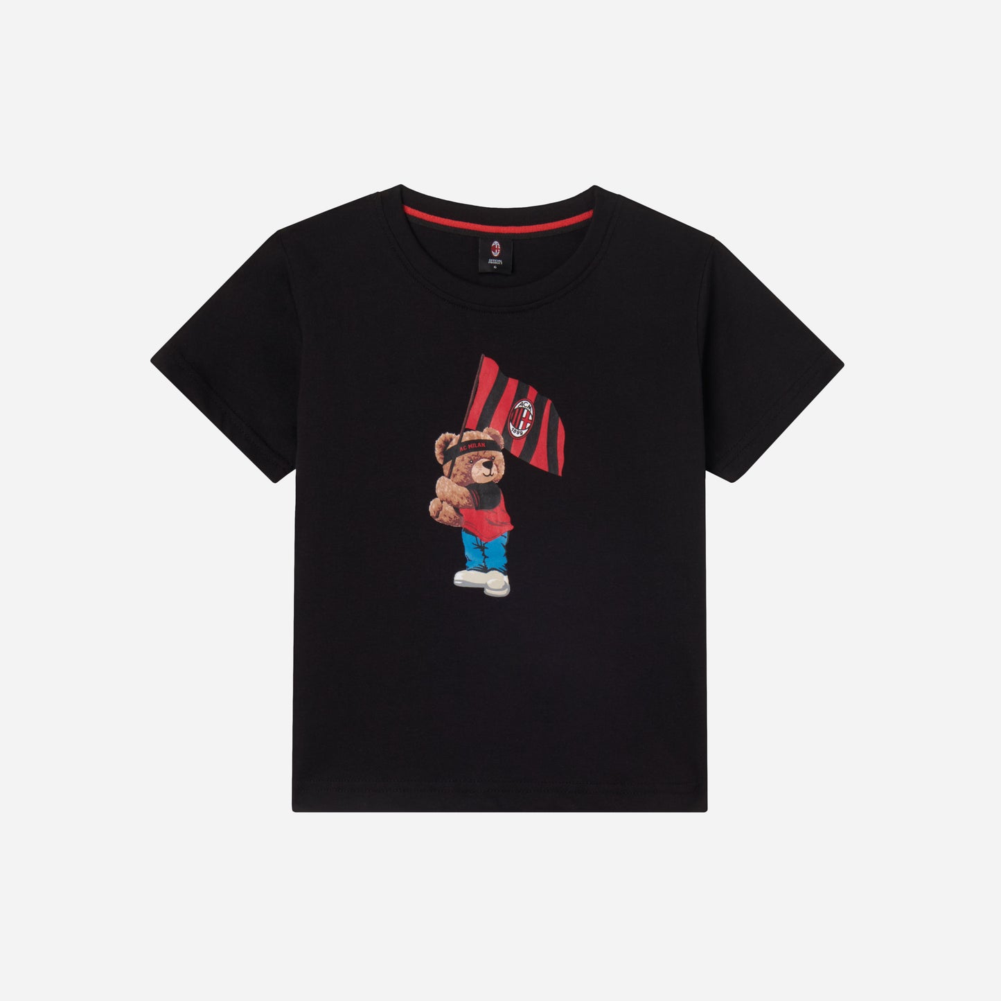 T-SHIRT MILAN BAMBINO NERA TEDDY COLLECTION