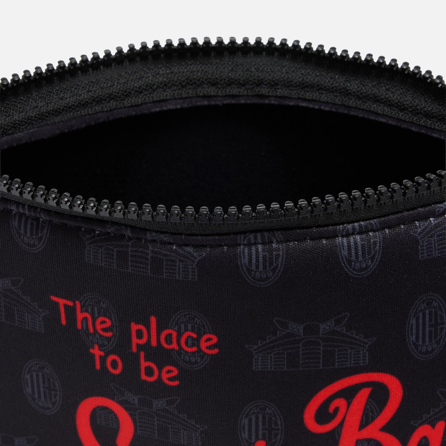 MC2 SAINT BARTH X AC MILAN BLACK POUCH