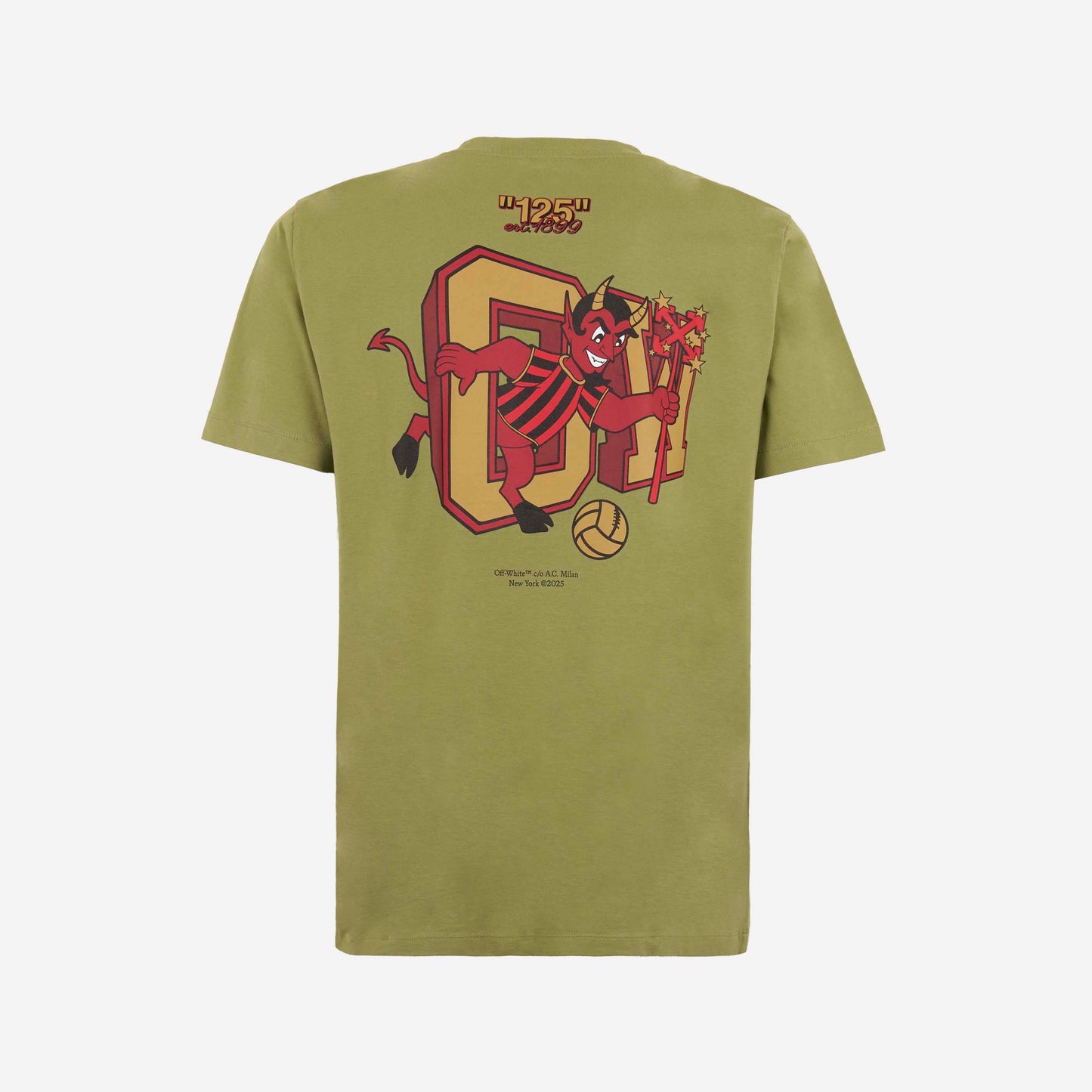 T-SHIRT AC MILAN x OFF-WHITE - I SUPPORT SPORT FOR CHANGE