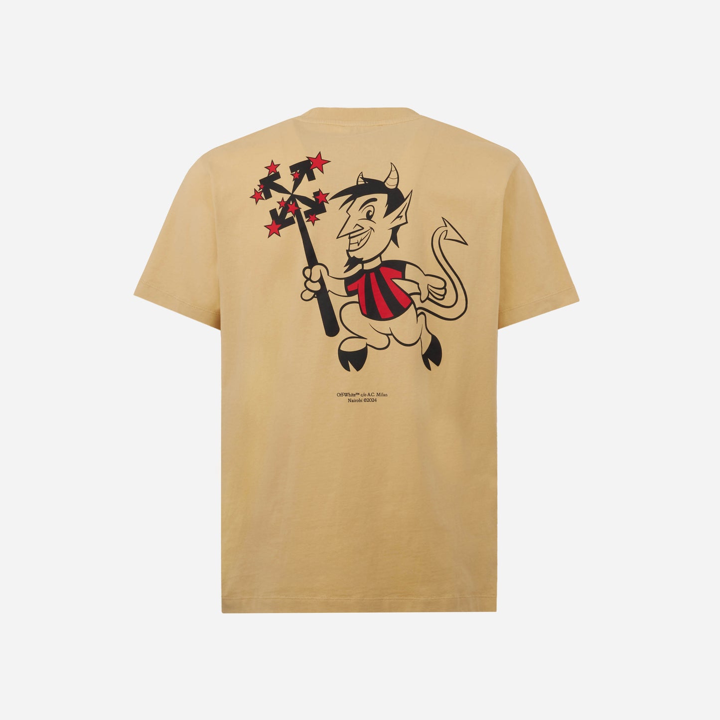 T-SHIRT OFF-WHITE x AC MILAN - I SUPPORT SPORT FOR CHANGE