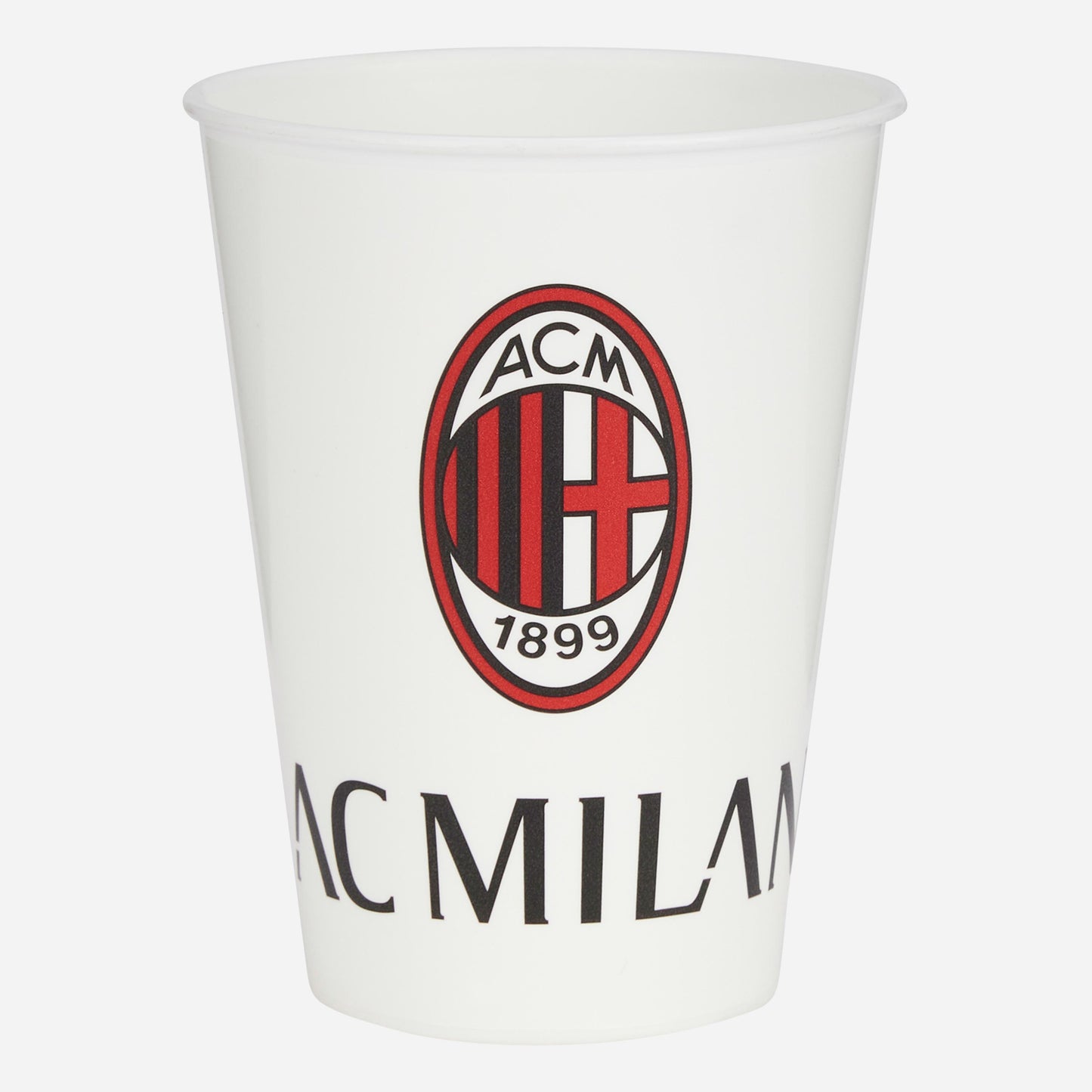 SET PIATTI E BICCHIERE MILAN CON LOGO