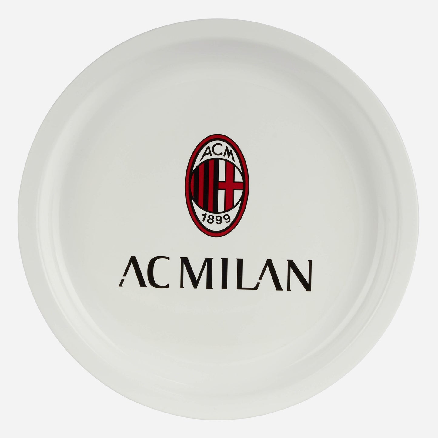 SET PIATTI E BICCHIERE MILAN CON LOGO