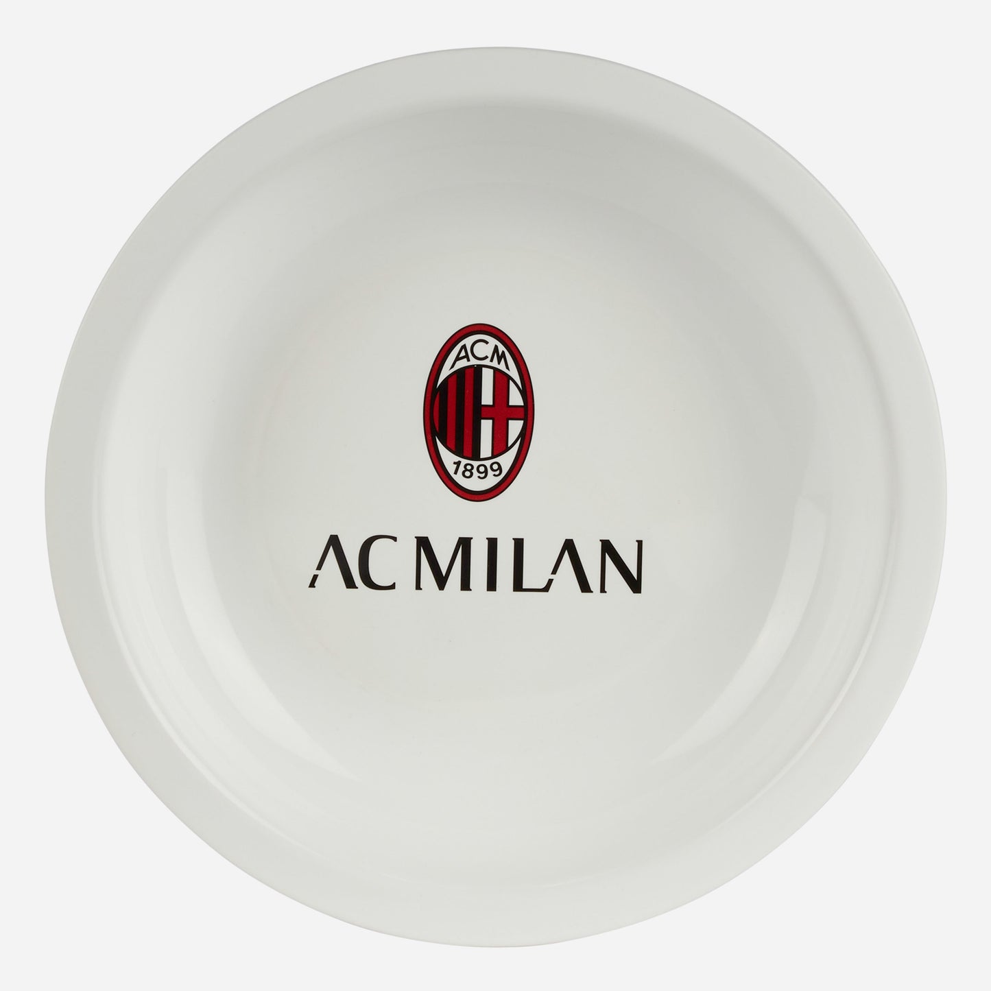 SET PIATTI E BICCHIERE MILAN CON LOGO
