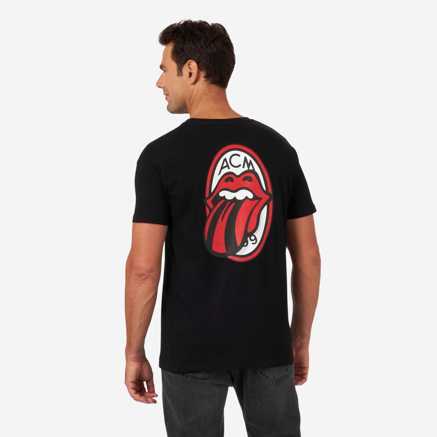 T-SHIRT MILAN X THE ROLLING STONES STAMPATA "SIMPATHY FOR THE DEVIL"