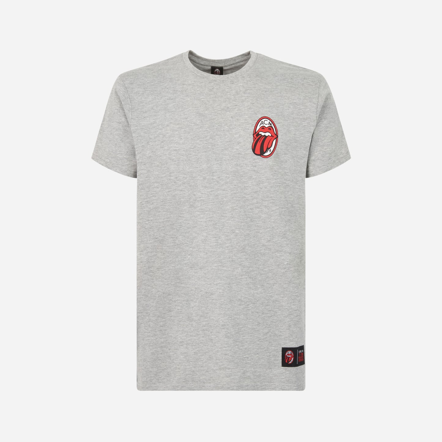 T-SHIRT MILAN X THE ROLLING STONES CON STAMPA E RICAMO