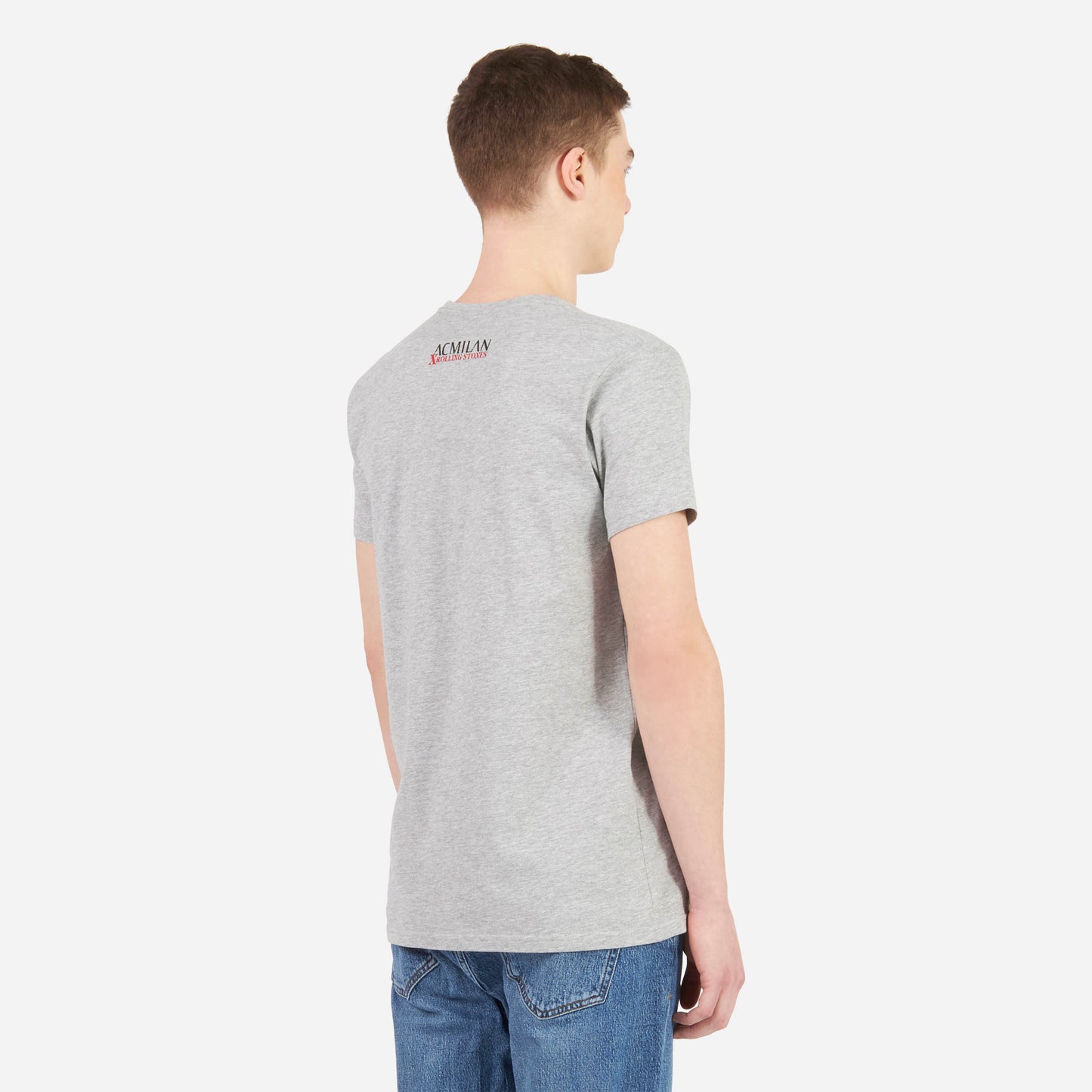T-SHIRT MILAN X THE ROLLING STONES CON STAMPA E RICAMO