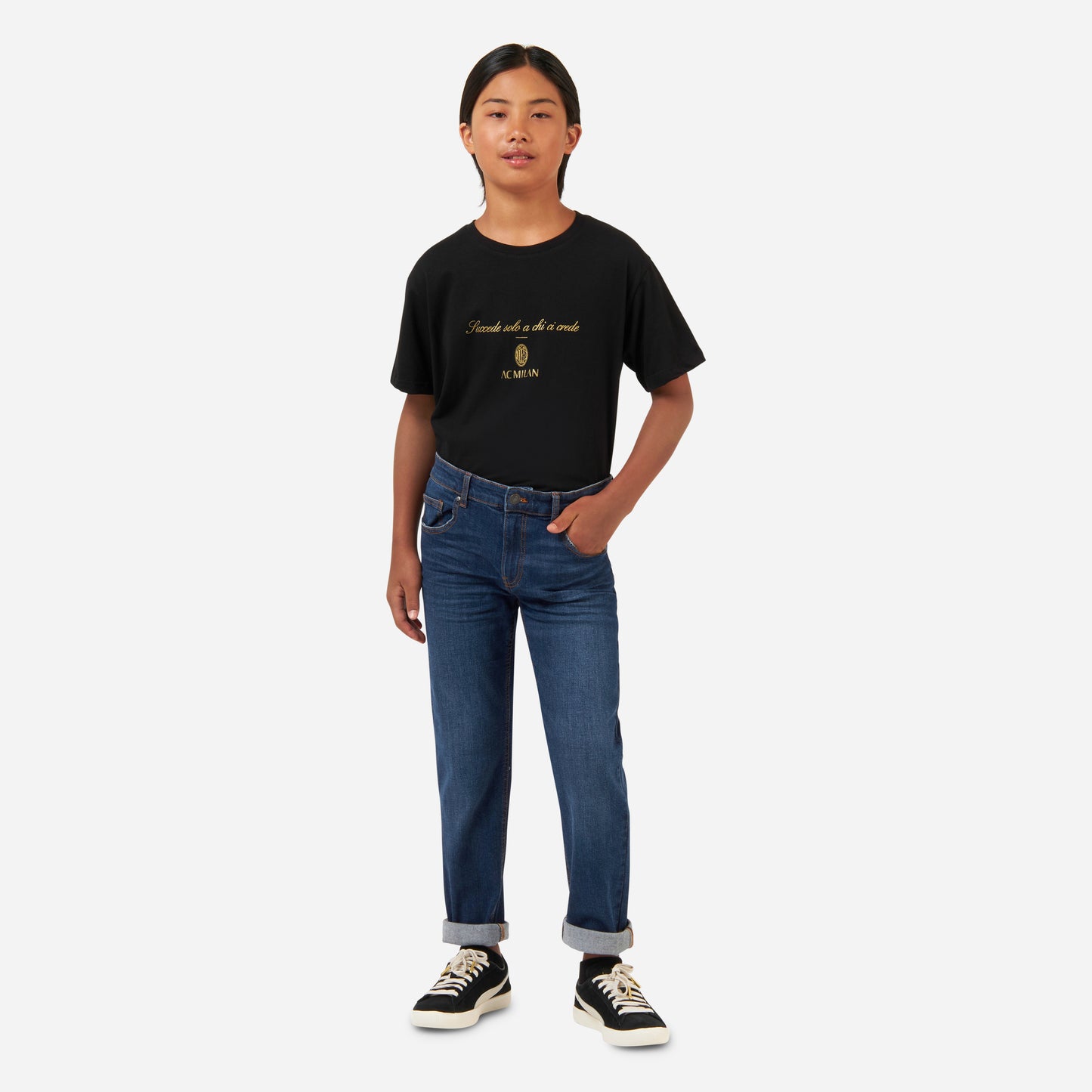 T-SHIRT MILAN CELEBRATIVA 19° SCUDETTO CON MANTRA