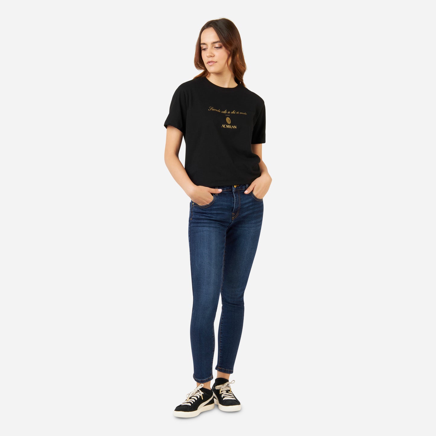 T-SHIRT MILAN CELEBRATIVA 19° SCUDETTO CON MANTRA
