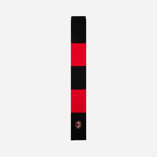 SCIARPA MILAN A RIGHE SPESSE CON LOGO