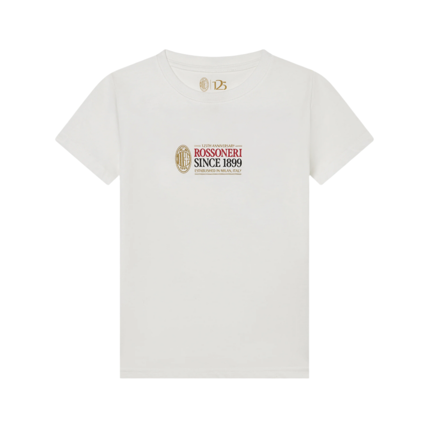 T-SHIRT BIANCA BAMBINO - ROSSONERI SINCE 1899