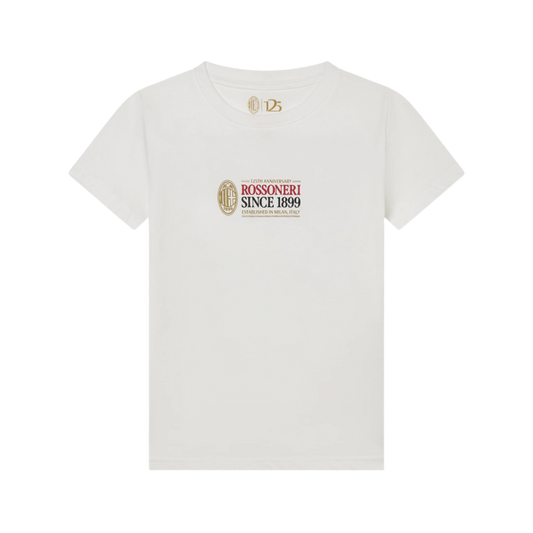 T-SHIRT BIANCA BAMBINO - ROSSONERI SINCE 1899