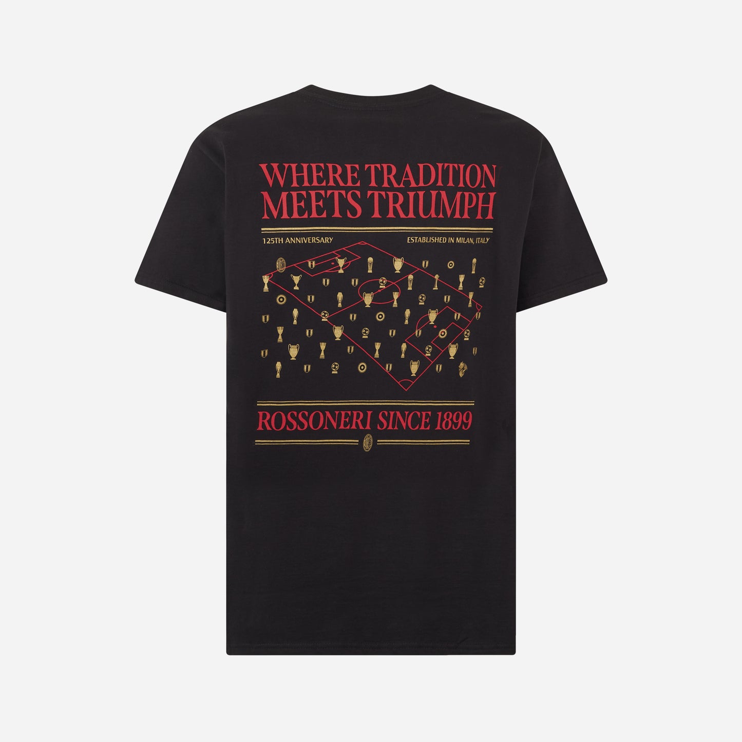 T-SHIRT NERA - ROSSONERI SINCE 1899