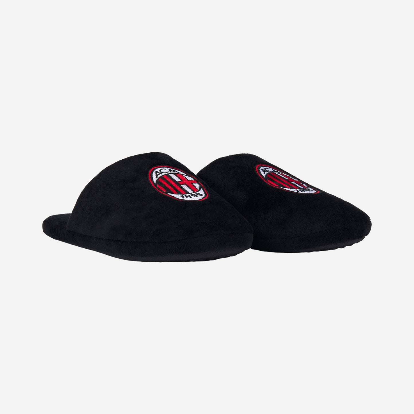 AC MILAN BLACK SLIPPERS