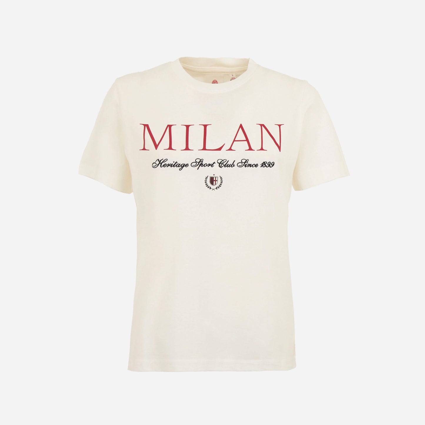 T-SHIRT MILAN BIANCA DONNA CON RICAMO