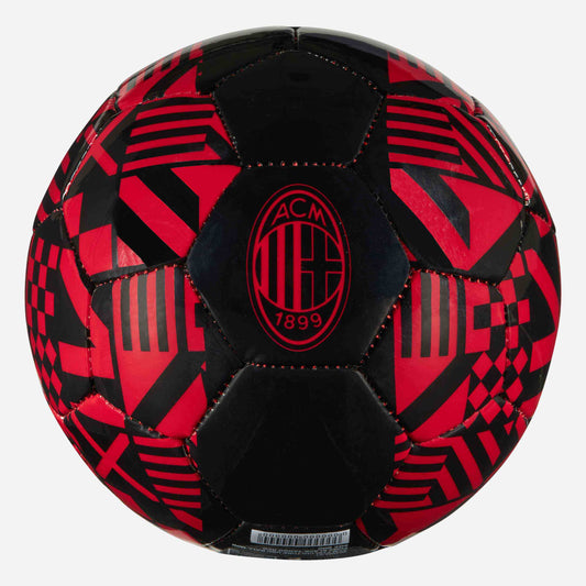 MILAN MINI-SOCCER BALL WITH GEOMETRIC DESIGN AND LOGOS