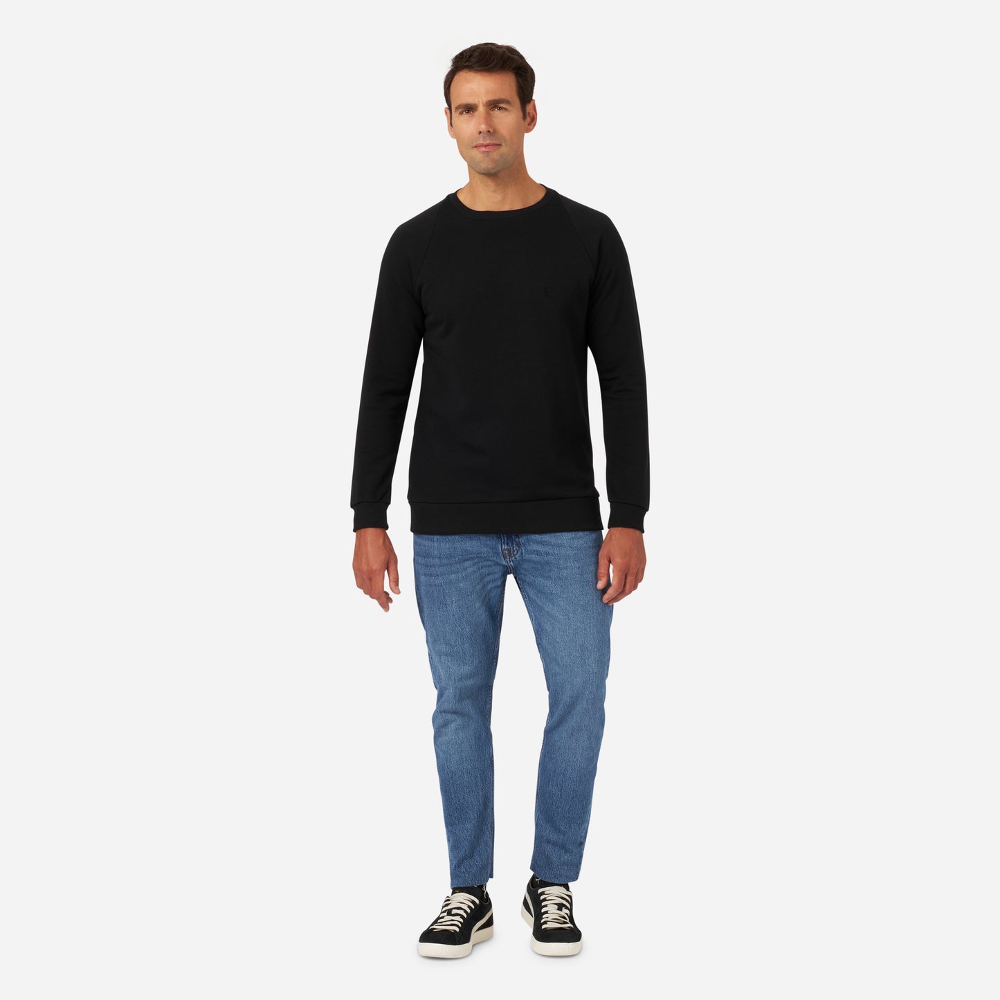 FELPA MILAN DEVIL COLLECTION CON RICAMO