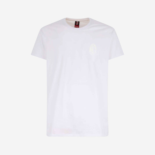 T-SHIRT MILAN MONOCHROME CON LOGO IN TINTA