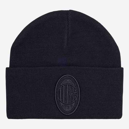 BERRETTO MILAN CON LOGO RICAMATO