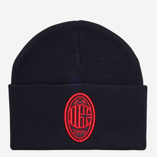 BERRETTO MILAN CON LOGO RICAMATO