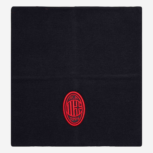 SCALDACOLLO RICAMATO NERO MILAN
