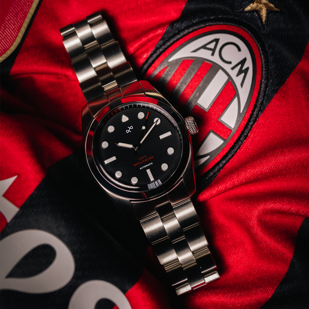 Orologio About Vintage 1899 Rossonero Automatic Black