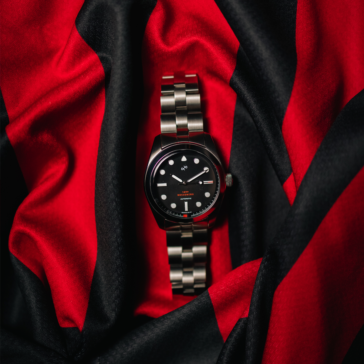 Orologio About Vintage 1899 Rossonero Automatic Black