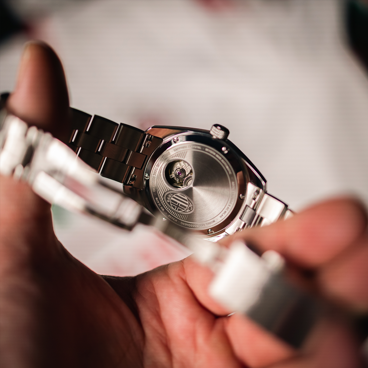 Orologio About Vintage 1899 Rossonero Automatic White