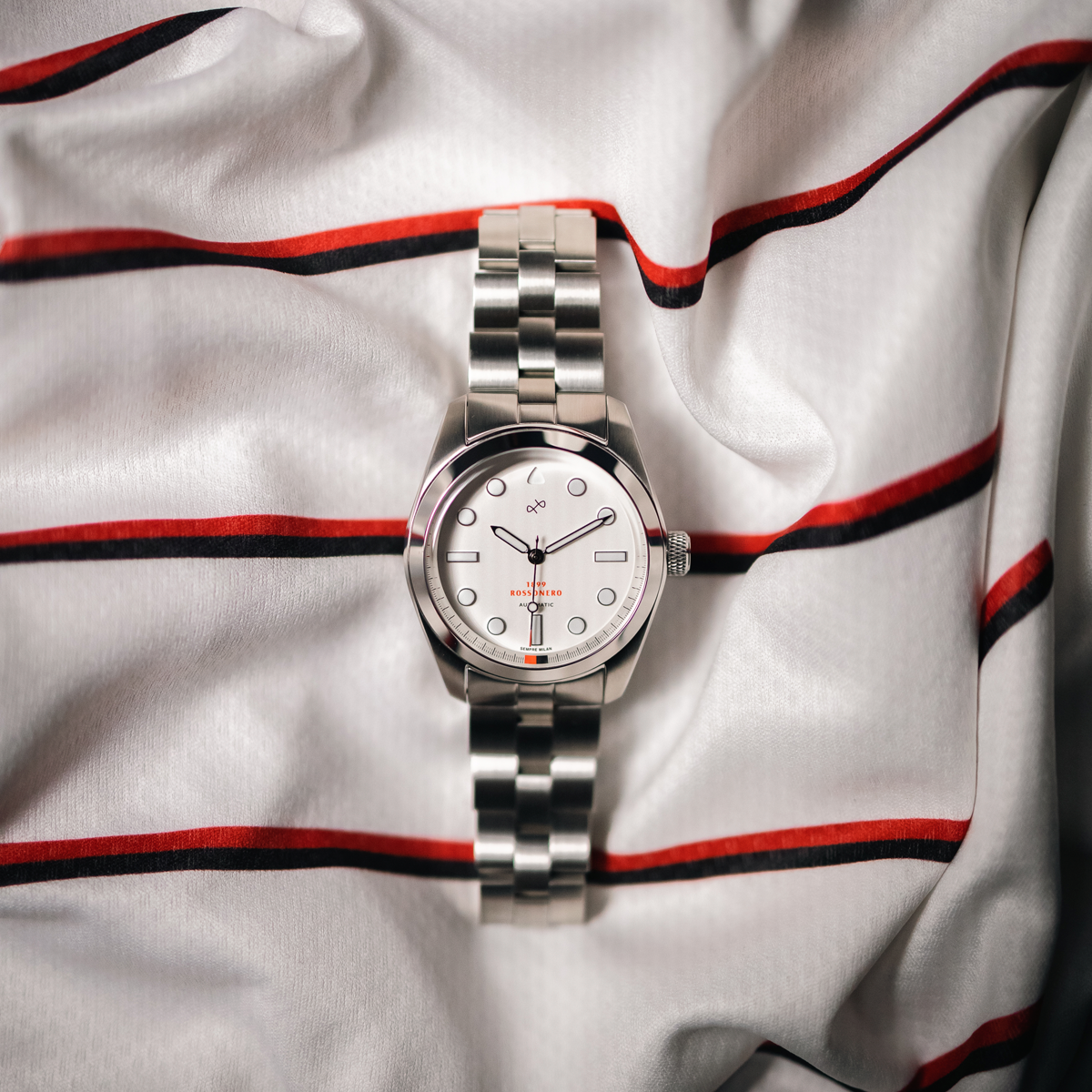 Orologio About Vintage 1899 Rossonero Automatic White