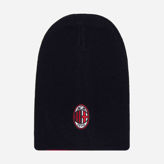 BERRETTO MILAN REVERSIBILE CON RICAMO