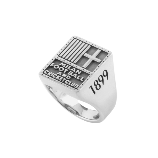 NOVE25 X MILAN - SILVER HISTORICAL LOGO CHEVALIER