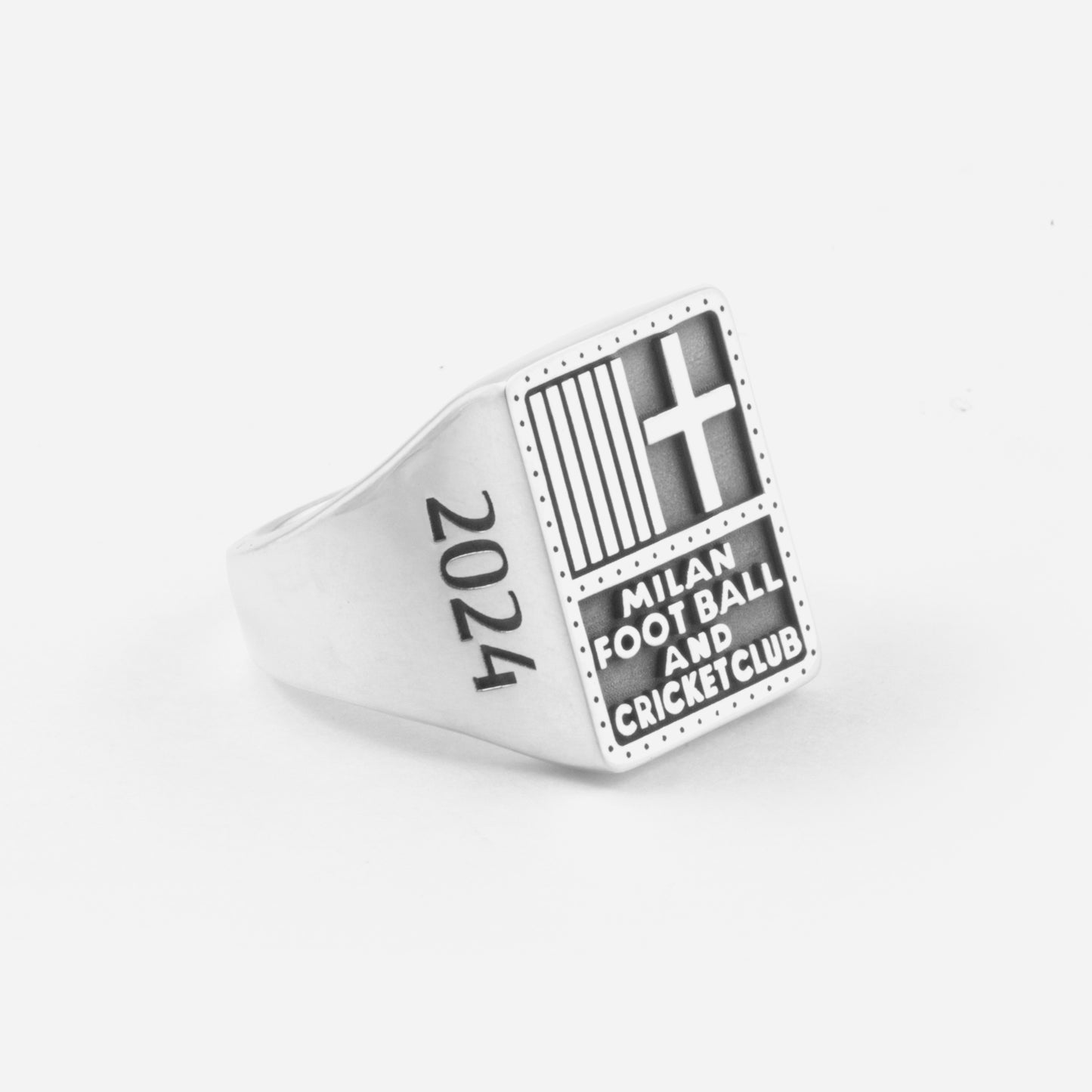 NOVE25 X MILAN - SILVER HISTORICAL LOGO CHEVALIER