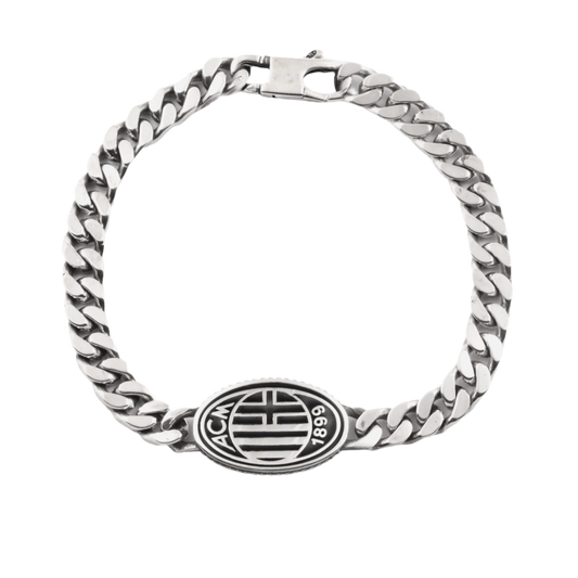NOVE25 X MILAN - SILVER LOGO BRACELET