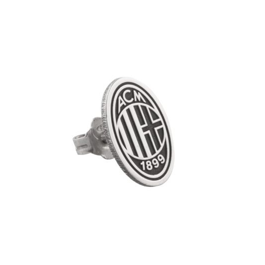 NOVE25 X MILAN - SILVER LOGO EARRING