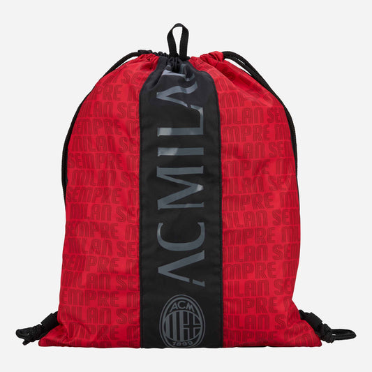 SACCA MILAN CON LOGO E GRAFICA "SEMPRE MILAN"
