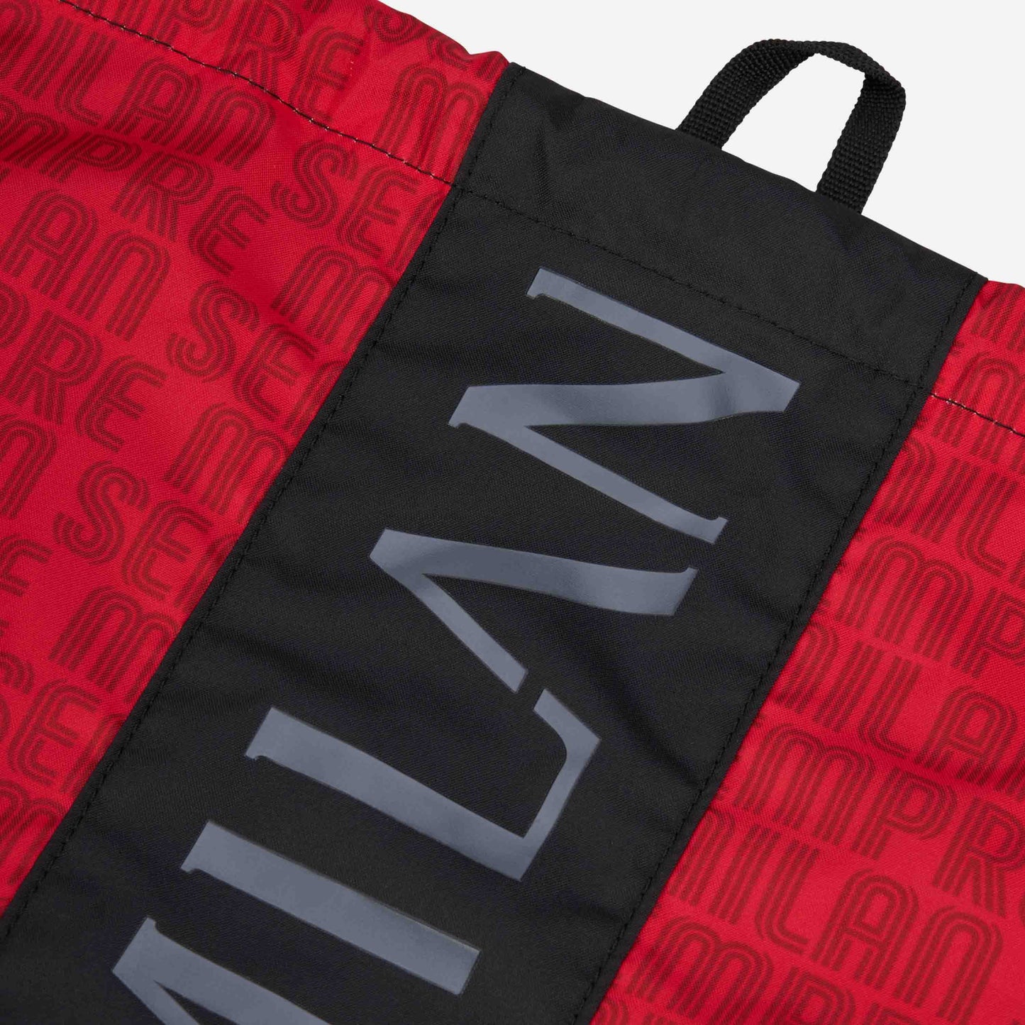 SACCA MILAN CON LOGO E GRAFICA "SEMPRE MILAN"