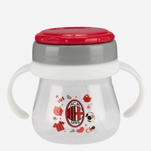 TAZZA MILAN CON CANNUCCIA ESTRAIBILE E ILLUSTRAZIONE