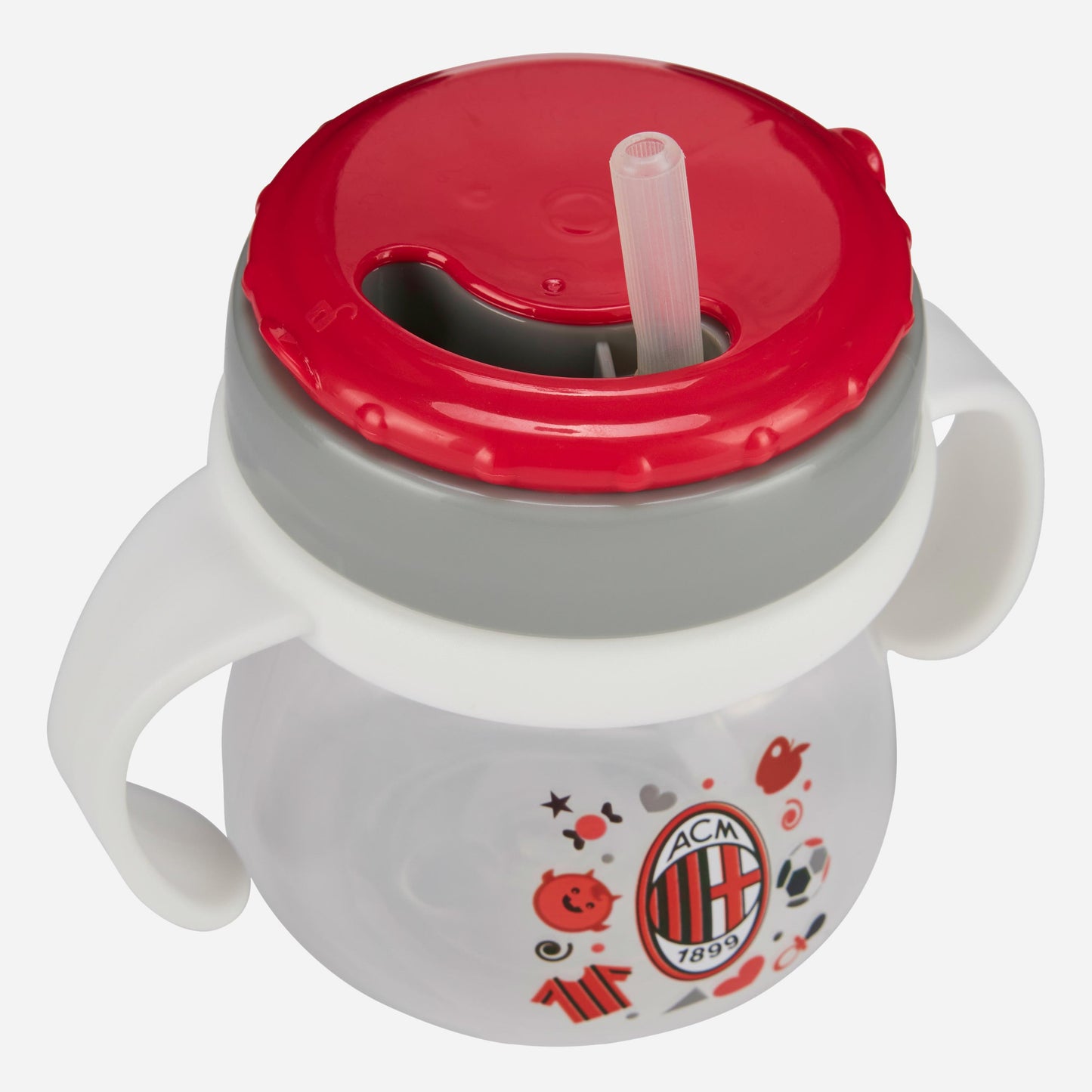 TAZZA MILAN CON CANNUCCIA ESTRAIBILE E ILLUSTRAZIONE