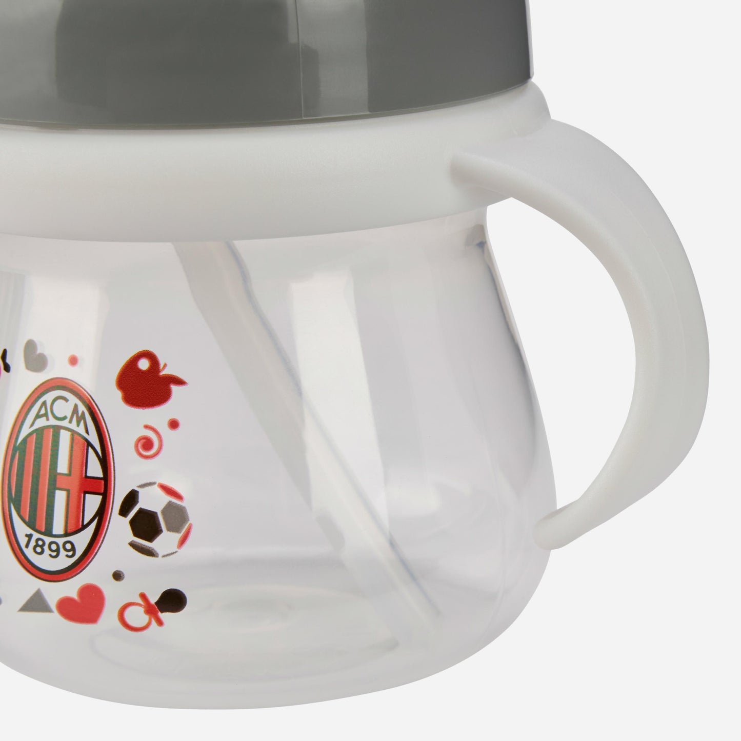 TAZZA MILAN CON CANNUCCIA ESTRAIBILE E ILLUSTRAZIONE