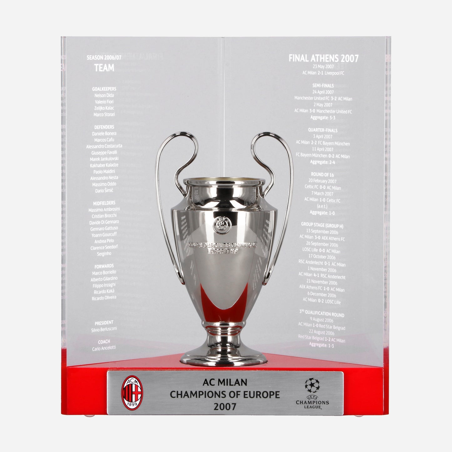 AC Milan Le Livre Ouvert (150 mm) 2007