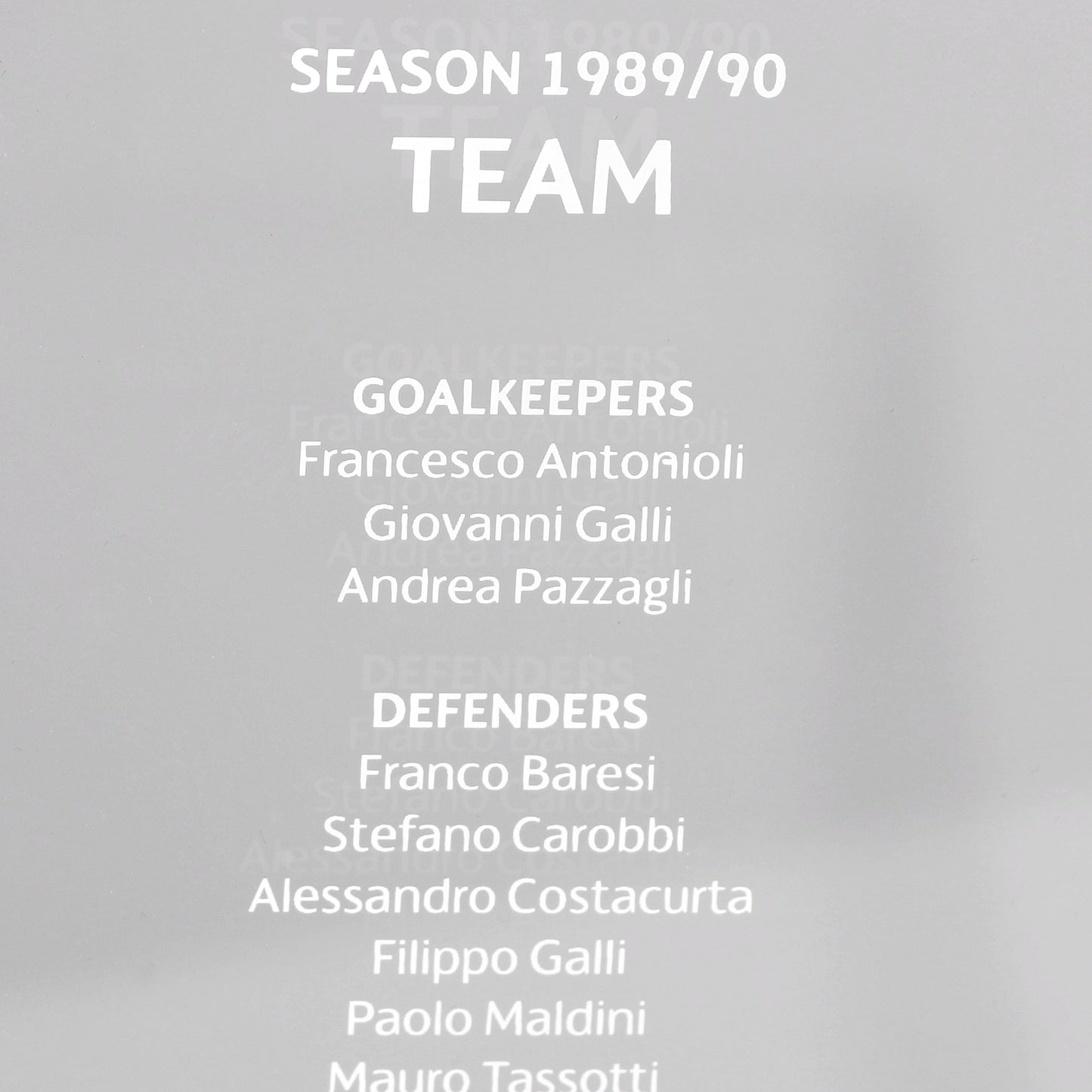 AC Milan Le Livre Ouvert (150 mm) 1990