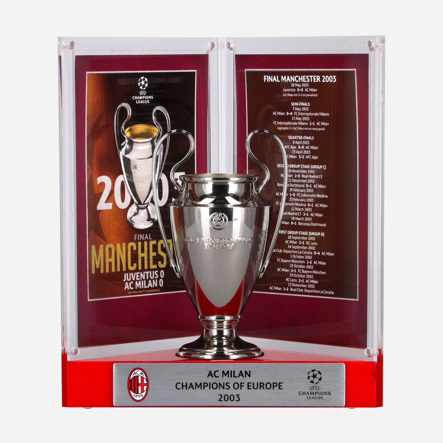 AC Milan Le Livre Ouvert (Locandina 150 mm) 2003