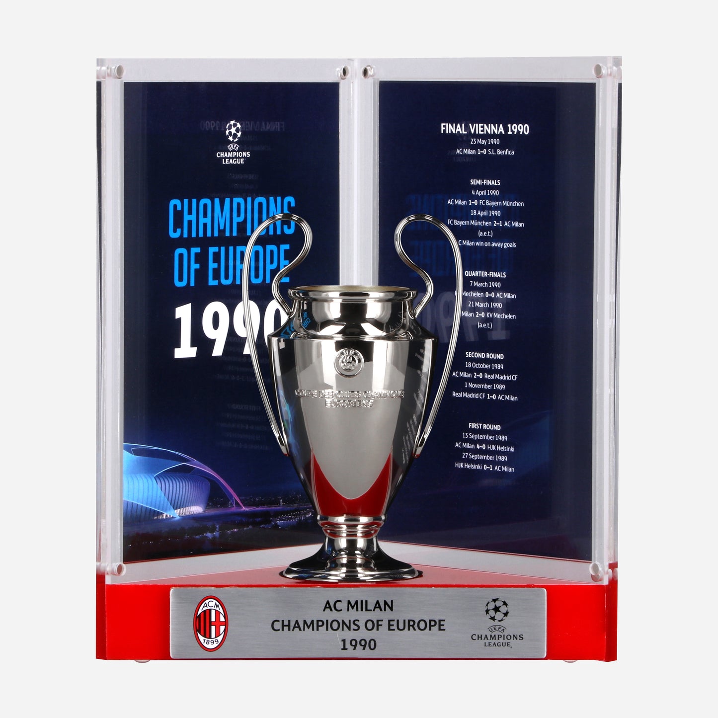 AC Milan Le Livre Ouvert (Locandina 150 mm) 1990