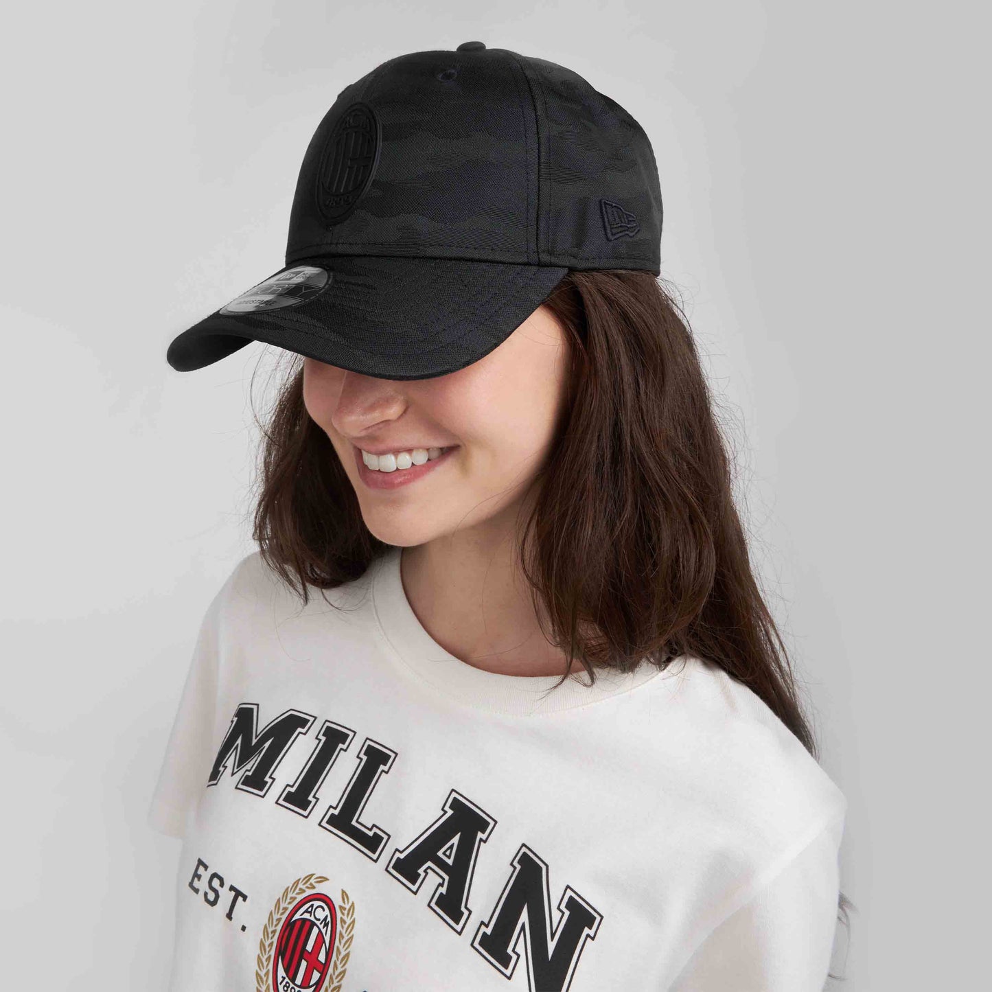 CAPPELLINO 9FORTY® NEW ERA X AC MILAN CAMOUFLAGE CON LOGO