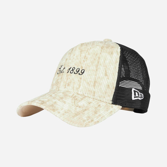 CAPPELLINO TRUCKER NEW ERA X AC MILAN IN VELLUTO A COSTINE CON RICAMO EST. 1899