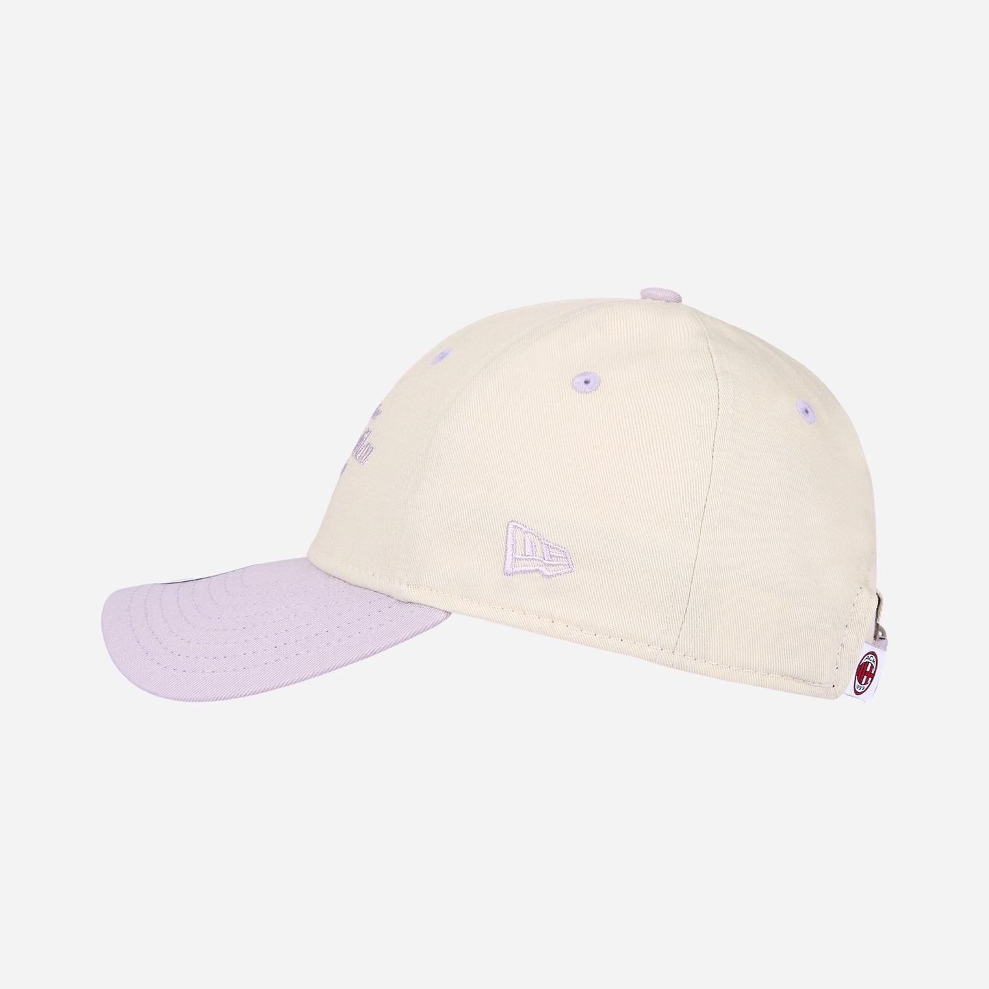 CAPPELLINO 9FORTY® NEW ERA X AC MILAN BIANCO E LILLA